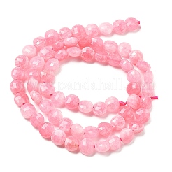 Природные окрашенные белого нефрита нитей бисера G-C179-A6mm-02