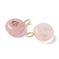 Природного розового кварца подвески G-I391-01G-10