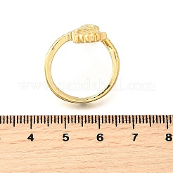 Латунные манжеты для женщин RJEW-F184-08I-G