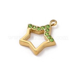 Подвески из нержавеющей стали 304 со стразами STAS-M110-23G