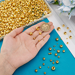 2600 шт. 7 стиля железных бусин-разделителей&nbsp;IFIN-PH0002-36G