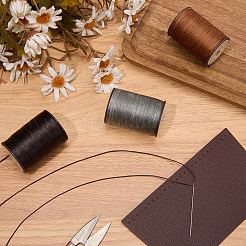 3 рулон 3-х цветной плоской вощеной полиэфирной нити&nbsp;YC-CL0001-01B