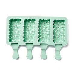 Пищевые силиконовые Молды для мороженого прямоугольной Молды «сделай сам» DIY-D062-03A