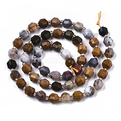 Океан Природный яшмы бисер нитей G-N328-018