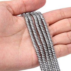 Немагнитные синтетический гематит бисер пряди&nbsp;X-G-C124-4x2mm-2