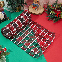 Полиэстеровая декоративная сетчатая лента для елок&nbsp;SIL-WH20025-050C