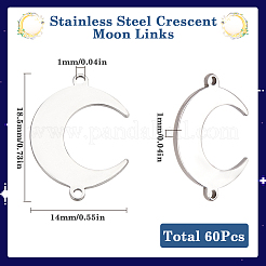 60 шт. 201 нержавеющая сталь соединительные подвески&nbsp;STAS-SC0008-88