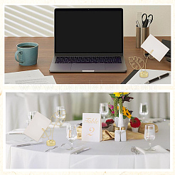 Держатель для визитных карточек из нержавеющей стали 201&nbsp;AJEW-WH20060-67G