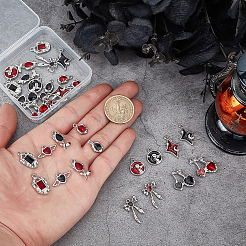 32 шт. 16 стиля ретро-сплавные эмалевые подвески&nbsp;ENAM-PH0003-13