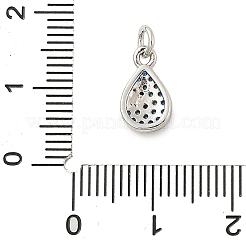 Латунные микро проложить кубического циркония подвески&nbsp;KK-U056-09P