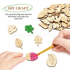 100шт деревянные кабошоны&nbsp;WOOD-CJ0001-39