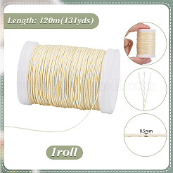 Вощеный шнур полиэстера YC-WH0018-01B