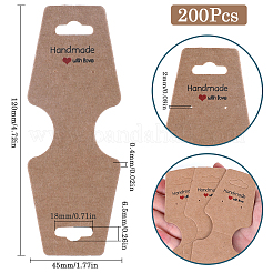 200 шт. картонные сложенные поверх бумажных дисплеев подвесные карточки CDIS-SP0001-01