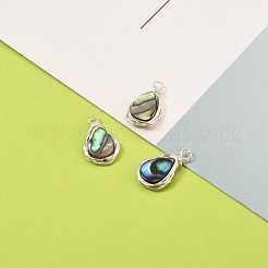 Подвески из натурального ушка / ракушки&nbsp;PALLOY-JF00477-02