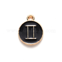 Подвески из эмали и сплава&nbsp;LS-X-ENAM-S124-01B-08I