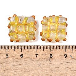 Бусины ручной работы бусины золотого песка LAMP-L082-01B