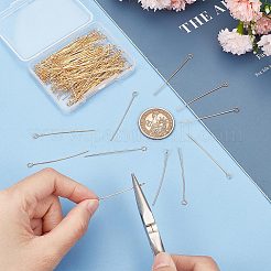 150 шт. Латунный штифт для глаз KK-CN0003-10