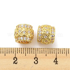 Латунные микро проложить Цирконий Европейский бисером KK-H452-12G