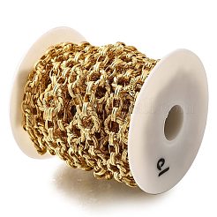 Звенья латунных цепей с витыми кольцами CHC-Q020-02G