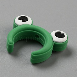 Фокальные бусины из пищевого силикона в форме лягушки&nbsp;SIL-SZC0001-09