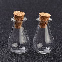 Украшение из стеклянных пробковых бутылок&nbsp;AJEW-O032-02F