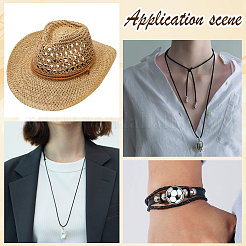 10 м коровьей кожаный шнур WL-CL0001-05A