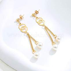 Круглые серьги-гвоздики из нержавеющей стали HD6895