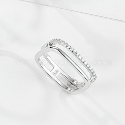 925 перстень из стерлингового серебра с паве из кубических цирконий RW8148-3