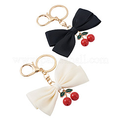 2 шт. 2-цветные брелки из полиэстера&nbsp;KEYC-TA0001-50