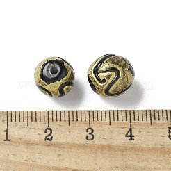 Бусины ручной работы золотой фольги стекла&nbsp;LAMP-P068-13E