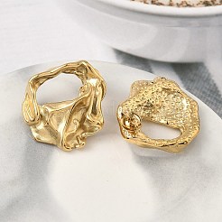 Серьги-гвоздики из искусственного жемчуга ABS из нержавеющей стали 304 EJEW-K268-60G