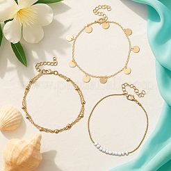 2 упаковка 10 шт. браслеты на ногу из железа&nbsp;BJEW-HY0002-67