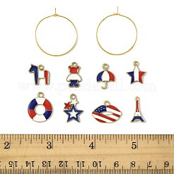 День независимости DIY наборы для изготовления подвесок на бокалы для вина DIY-FS0009-55