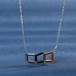 Трубчатые бусины из нержавеющей стали 304&nbsp;STAS-CA0001-12