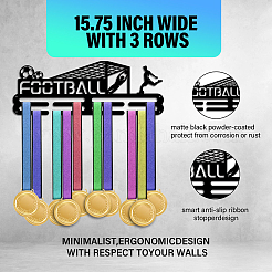 Модная железная вешалка для медалей&nbsp;ODIS-WH0021-363