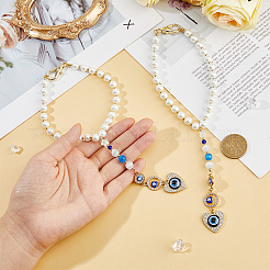 2шт сплав горный хрусталь кулон украшения HJEW-FH00021