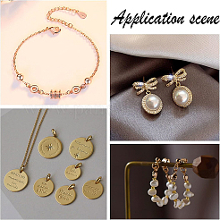 30 шт. 3 стиля латунных соединительных колец KK-BC0002-21