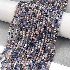 Природный содалит бисер нитей G-A097-A12-01