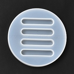 Diy плоские круглые подставки для подставок силиконовые Молды&nbsp;LS-DIY-E052-02