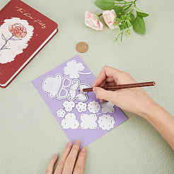 3 шт. 3 стиля День Святого Патрика трафареты для резки углеродистой стали DIY-GF0008-47