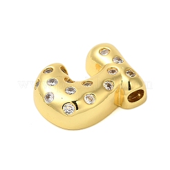 Покрытие стойки латунь микро паве прозрачные перданты из кубического циркония&nbsp;KK-C067-11G-J