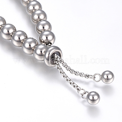 Регулируемые браслеты-слайдеры из нержавеющей стали 304 BJEW-F330-09P