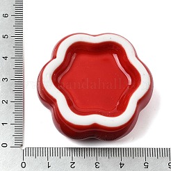 Украшения для витрин с цветами из фарфора&nbsp;DJEW-G049-01C