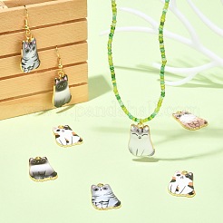 30шт 5 стиля подвески из сплава с эмалью&nbsp;ENAM-CJ0004-47