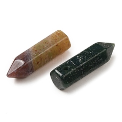 Натуральный индийский агат остроконечные подвески&nbsp;G-C158-05K