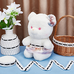 10 ярд хлопка с кружевной отделкой&nbsp;SRIB-FG0001-13B