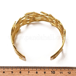 Браслеты-манжеты из нержавеющей стали 304&nbsp;BJEW-L705-02G