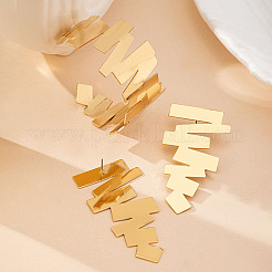 Набор из браслета-манжеты и серег-гвоздиков из сплава неправильной геометрии&nbsp;FS-WG4DB26-01