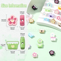 36 шт. 18 стиля бусины из сплава FIND-CJ0004-21