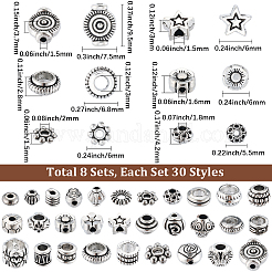 8 пакетик бусин из сплава в тибетском стиле&nbsp;FIND-SC0017-89